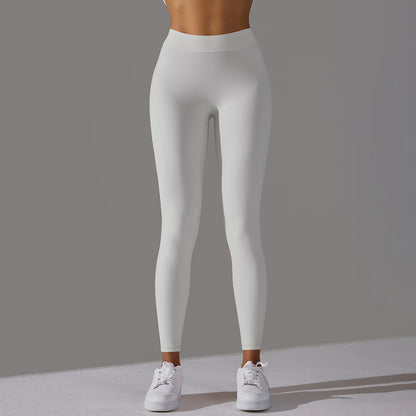 Women Seamless Solid Leggings Knitted High Waist Sports Leggings Fashion Hip Lifting Running Yoga Sport Gym Tights Pantalones