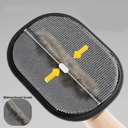 Guantes electrostáticos reutilizables para quitar el pelo de mascotas, cepillo para quitar el pelo de perros y gatos, dispositivo adhesivo, rascador de pelo para el hogar, guantes de aseo para gatos.