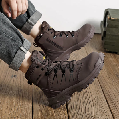 Zapatos de seguridad para el trabajo para hombres, zapatillas ligeras de trabajo protectoras, zapatos ligeros, zapatos transpirables, zapatos de trabajo antiperforación.