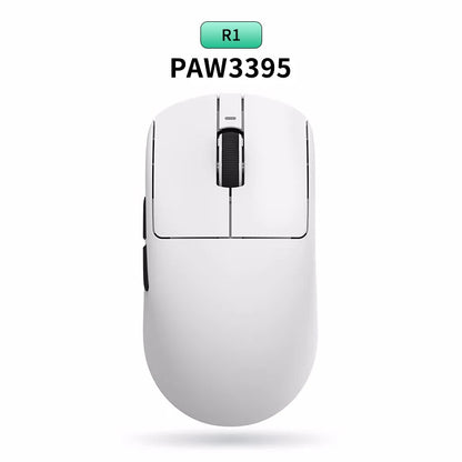 El mejor ratón inalámbrico Vxe Dragonfly R1 SE+ para juegos FPS de larga duración y peso ligero, ergonómico Paw3395 de 2 kHz.