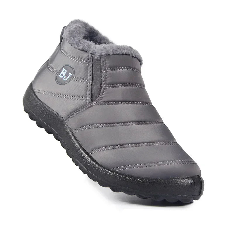 Botas de nieve para hombre, zapatos para exteriores, botas de invierno para hombre, botines de senderismo, zapatos impermeables para hombre, zapatos de trabajo, calzado