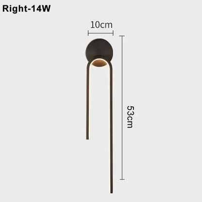 Lámparas de pared LED modernas, iluminación interior para sala de estar, dormitorio, mesita de noche, luz LED, decoración del hogar, apliques de pared
