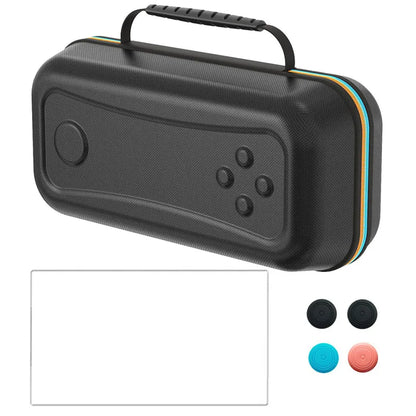 Estuche rígido grande para consola Switch 2 con agarre para joystick y protector de pantalla de vidrio. Accesorios para juegos.