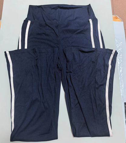 Women Yoga Flare Leggings Fitness Push Up High Waist Wide Leg Workout Pants Gym Elastic Tights Exercise Sport Pant Bell Bottomed