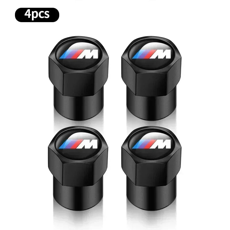 Juego de 4 tapas de válvula de aire para neumáticos de coche de metal para BMW M Performance E36 E60 E90 X2 X1 X3 X5 E46 E39 E70 M3 M5 M6
