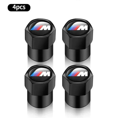 Juego de 4 tapas de válvula de aire para neumáticos de coche de metal para BMW M Performance E36 E60 E90 X2 X1 X3 X5 E46 E39 E70 M3 M5 M6