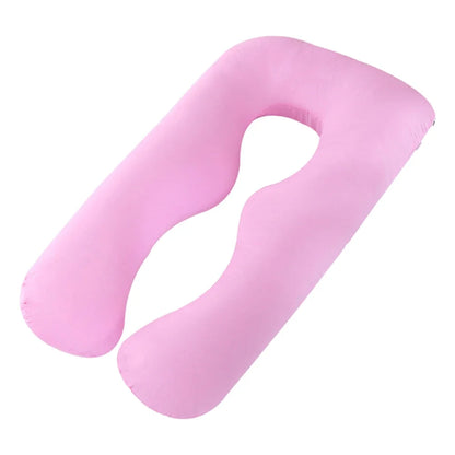 Funda de almohada de maternidad de algodón puro tipo U para embarazadas