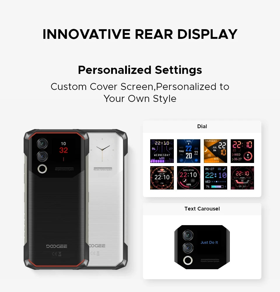 【Brand+】Estreno mundial: DOOGEE Blade10 Max, teléfono resistente con pantalla de 6,56" y 90 Hz, 8 GB de RAM + 256 GB de almacenamiento, cámara trasera de 50 MP, batería de 10300 mAh y carga de 18 W.