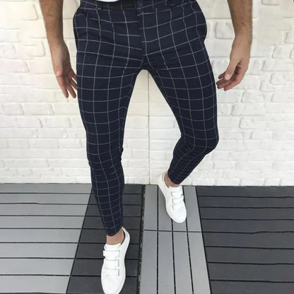 Bottoms  Popular Cool Mid-rise Pencil Pants Temperament Pencil Pants Mid Waist   Men Clothes