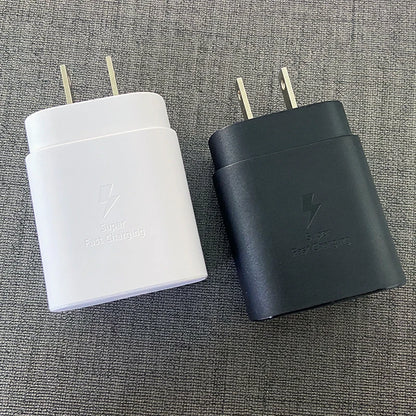 Adaptador de pared superrápido EP-TA800 de Samsung con carga rápida y cable USB-C de 100 cm para Galaxy Note 10, 20, S22, S21 Ultra, S10+, A55 y A15 Plus.