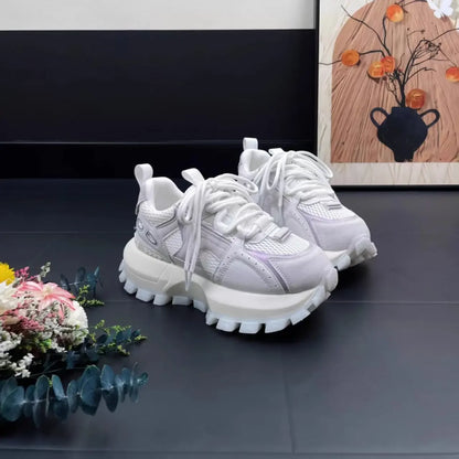 Zapatillas deportivas informales con diseño de dopamina para mujer, con suela gruesa, versátiles y a la moda, Ah Gan, 2025