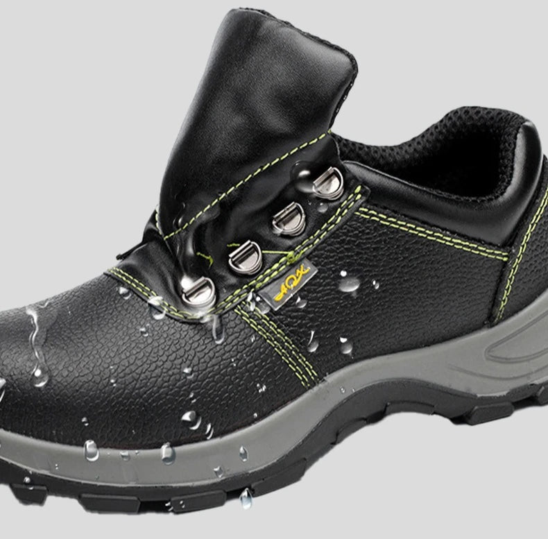 Work Safety Shoes Men Waterproof Slip On Male Breathable Work Steel Toe Shoes Electrical Insulation Construction Sneakers