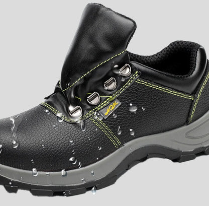 Work Safety Shoes Men Waterproof Slip On Male Breathable Work Steel Toe Shoes Electrical Insulation Construction Sneakers