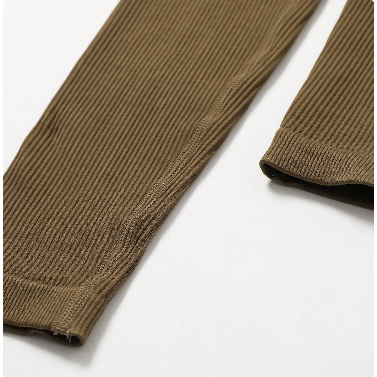 Traje de yoga de una pieza sin costuras de primavera, conjunto de entrenamiento de fitness para danza y tonificación abdominal, mono elástico, ropa deportiva de gimnasio con efecto push up