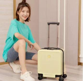 Equipaje Maleta clásica sencilla, mini maleta compacta de mano, maleta con contraseña, maleta con ruedas