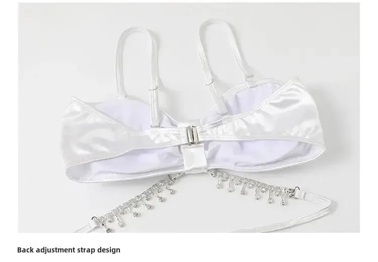 Sexy Bikini Three-Piece Set Swimsuit Women's Ins Slimming Cover-Up Thermal Spring Bathing Female Model Skirt Style Swimsuit