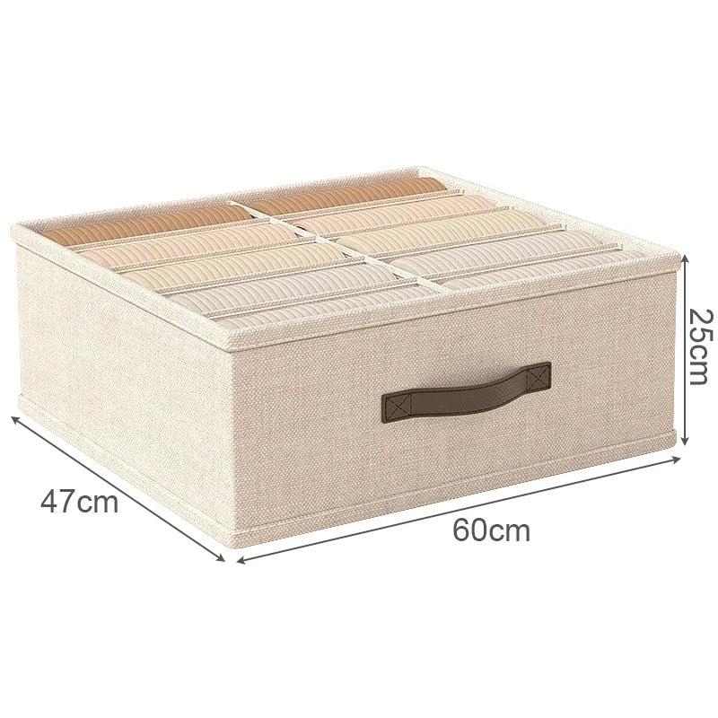 Organizador de ropa para guardarropa, suéter, camisetas, pantalones gruesos, ropa interior y calcetines para el hogar.