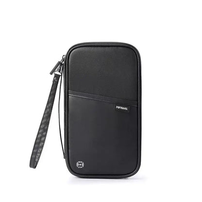 Cartera de viaje, pasaporte, tarjetero, organizador, bolsa para billetes, porta billetes, porta documentos, bolso de mano, bolsa de almacenamiento