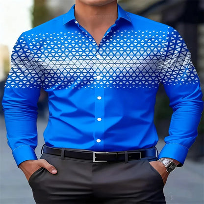 Camisa roja para hombre, nueva, estampada en 3D, ideal para vestir de noche o para uso diario. Cómoda y suave, talla extragrande. Envío rápido.