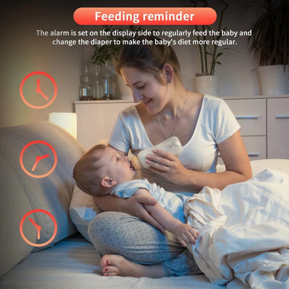Monitor de bebé inalámbrico Cdycam de 3,5 pulgadas con visión nocturna, monitoreo de temperatura, audio bidireccional, cámara de seguridad para niñera.