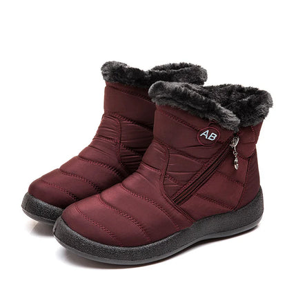 Botas de nieve para mujer, zapatos casuales para mujer, botines impermeables para mujer, botines ligeros de talla grande, botas de invierno para niñas