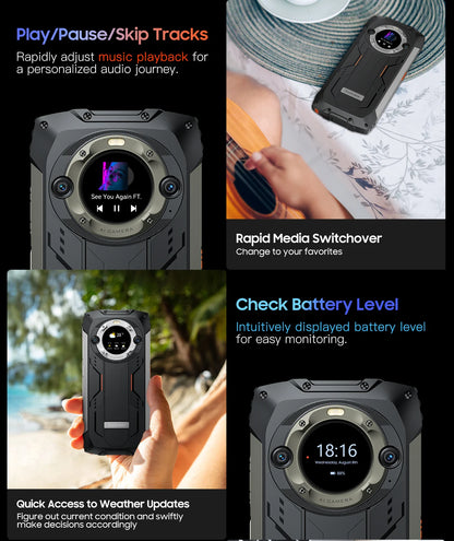 [Estreno mundial] Blackview BV9300 PRO, teléfono inteligente resistente, procesador Helio G99, Android 13, 8 GB de RAM, 12 GB de RAM, doble pantalla.