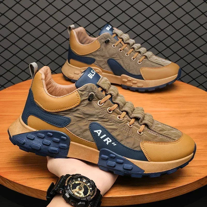 Zapatos casuales para hombre, zapatillas de plataforma, tallas grandes 43 y 44, populares, 2025