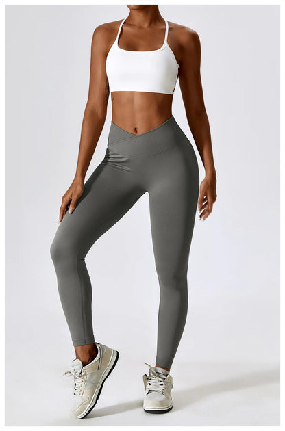 Leggings de yoga de alta calidad Hearuisavy para mujer, ideales para fitness al aire libre y gimnasio. Leggings transpirables para entrenamiento, con efecto push-up.