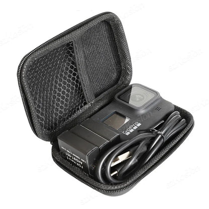 Mini bolsa de almacenamiento para Go Pro Hero 13, 12, 11, 10, 9, 8, 7, 6, SJCAM, AKASO, DJI Osmo Action 5, Pro Action 4, 3, accesorios para cámara