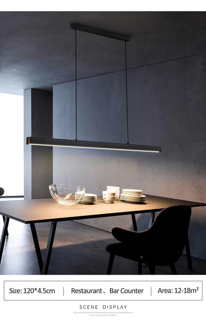 Lámpara de araña para comedor, lámpara nórdica moderna para mesa de comedor, lámpara de bar, luces para restaurante, luces de cocina, lámparas LED de tira para oficina.