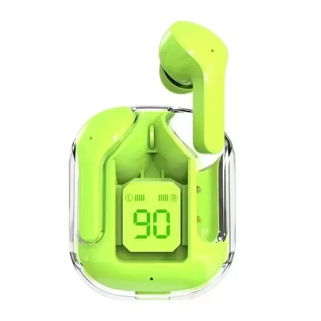 Auriculares inalámbricos Bluetooth T2 originales, transparentes, HIFI, con pantalla digital LED y sonido estéreo para Xiaomi.