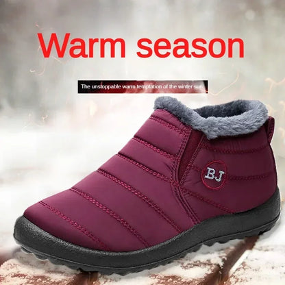 Botas de nieve para hombre, zapatos para exteriores, botas de invierno para hombre, botines de senderismo, zapatos impermeables para hombre, zapatos de trabajo, calzado