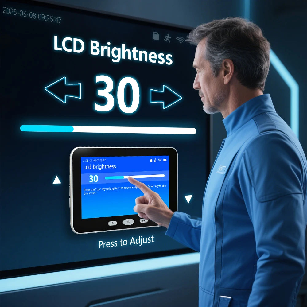 Yuezhe Tuya Smart Life WiFi Video Doorbell PIR Camera 2MP Outdoor Waterproof Wireless Door Security Intercom System 5' Monitor