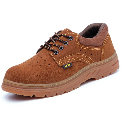 Calzado de seguridad laboral para hombres y mujeres. Antiaplastamiento, antiperforación, antideslizante y antiescaldaduras. Calzado de protección para soldadura eléctrica.