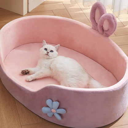 Cama desmontable para mascotas, lavable, suave, cómoda y cálida para las cuatro estaciones.