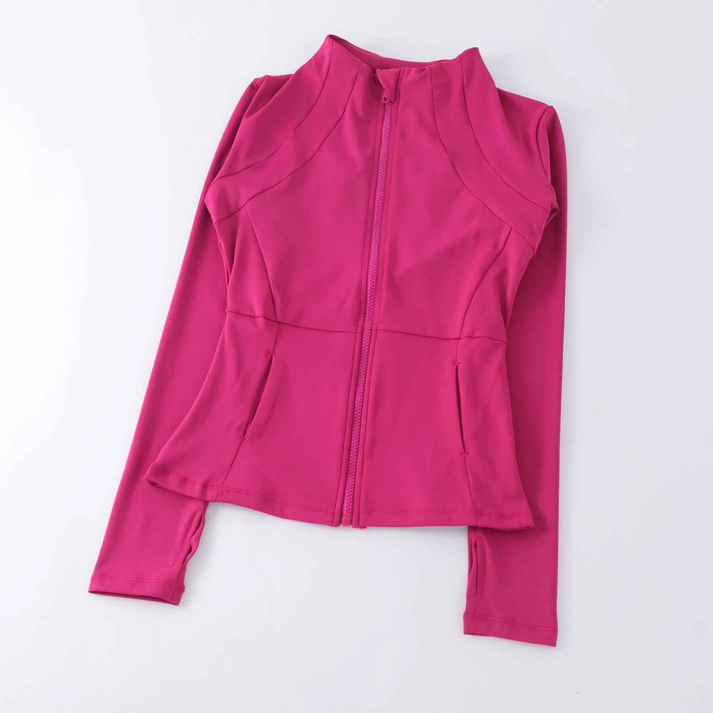 Chaqueta deportiva para mujer, camiseta de yoga, ajustada, de manga larga, para correr, pilates y fitness