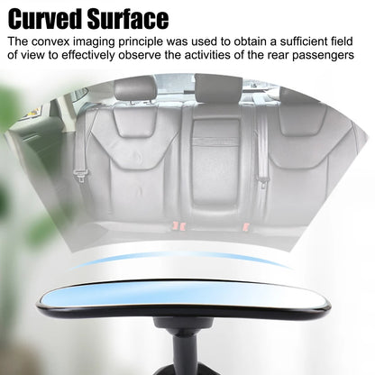 Espejo retrovisor de seguridad para bebé con clip para interior de coche, espejo de maquillaje, abrazadera para respaldo de asiento, adorno para coche, accesorios para coche