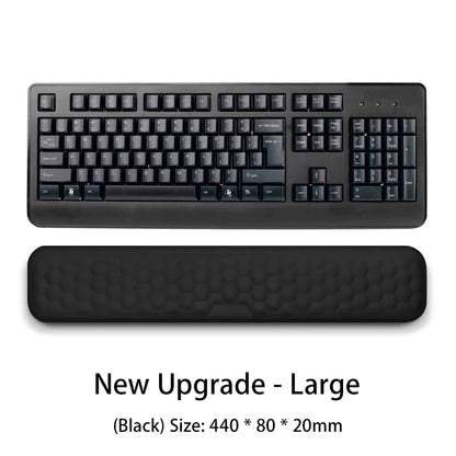 Reposamuñecas ergonómico para teclado y ratón, para oficina, para proteger y relajar la muñeca, con espuma viscoelástica, para ordenador y portátil