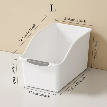 Organizador de gabinete con ruedas, contenedores de almacenamiento grandes, estantes ajustables, espacios estrechos, caja de organización multiusos para cocina y hogar