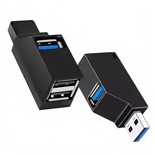 Adaptador concentrador USB 3.0 de 4 puertos: transferencia de datos de alta velocidad de 5 Gbps, diseño compacto y portátil para ordenador portátil, PC y Mac.