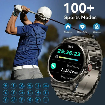 Xiaomi - Nuevo reloj inteligente Ultra HD AMOLED de 1,85 pulgadas para hombre, con GPS, Bluetooth, llamadas, batería de 710 mAh, deportivo y de fitness para Huawei
