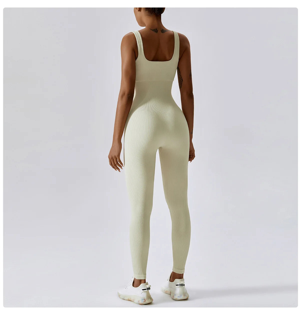 Traje de yoga de una pieza sin costuras de primavera, conjunto de entrenamiento de fitness para danza y tonificación abdominal, mono elástico, ropa deportiva de gimnasio con efecto push up