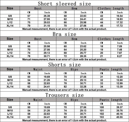 Women Sportswear Yoga Set 2PCS Sport Suit Gym Workout Clothes Short Sleeve Gym Crop Top High Waist Leggings Fitness Sports Wear