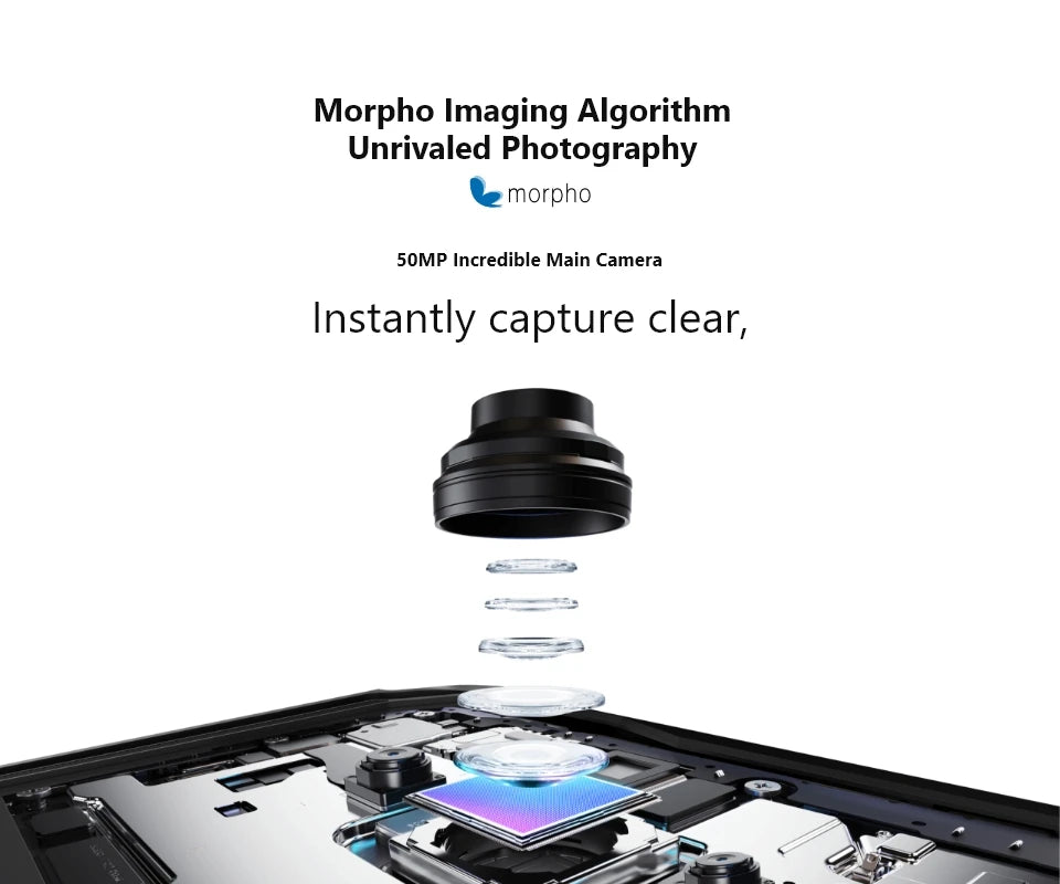 DOOGEE Blade 10 Pro (2024), teléfono móvil resistente con Android 14, 16 GB de almacenamiento + 256 GB (2 TB), pantalla HD+ de 6,56 pulgadas, batería de 5150 mAh.