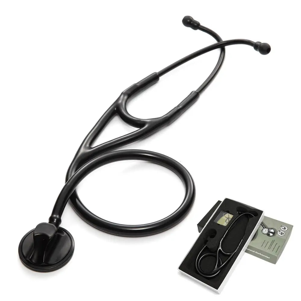 Estetoscopio profesional de cardiología cardiopulmonar, dispositivo médico para estudiantes, estetoscopio de un solo cabezal para médicos.