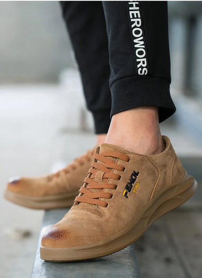 Zapatos de seguridad para hombre, calzado de trabajo antiperforación, zapatos de trabajo indestructibles, zapatillas deportivas, calzado industrial, botas de seguridad antiperforantes.