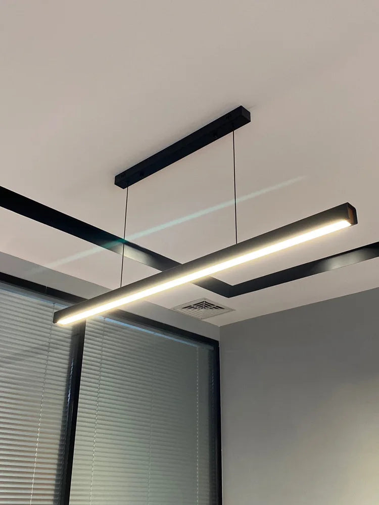 Lámpara de araña para comedor, lámpara nórdica moderna para mesa de comedor, lámpara de bar, luces para restaurante, luces de cocina, lámparas LED de tira para oficina.