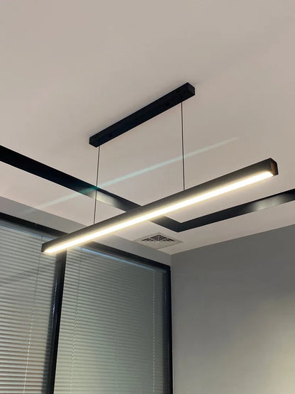 Lámpara de araña para comedor, lámpara nórdica moderna para mesa de comedor, lámpara de bar, luces para restaurante, luces de cocina, lámparas LED de tira para oficina.