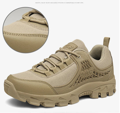 Nuevas zapatillas para hombre: calzado deportivo informal para senderismo, actividades al aire libre, entrenamiento táctico, escalada y uso militar.