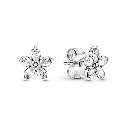 Pendientes de plata 925 con forma de corazón infinito y lazo brillante, originales, para mujer, regalo, joyería fina, 2025